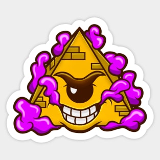 Pyramid eye Sticker